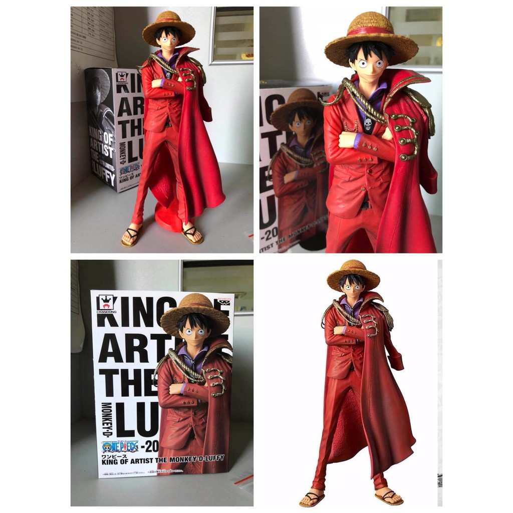 Mô Hình Nhân Vật Luffy Áo Choàng Đỏ Phiên Bản Kỉ Niệm 20 Năm Trong One Piece