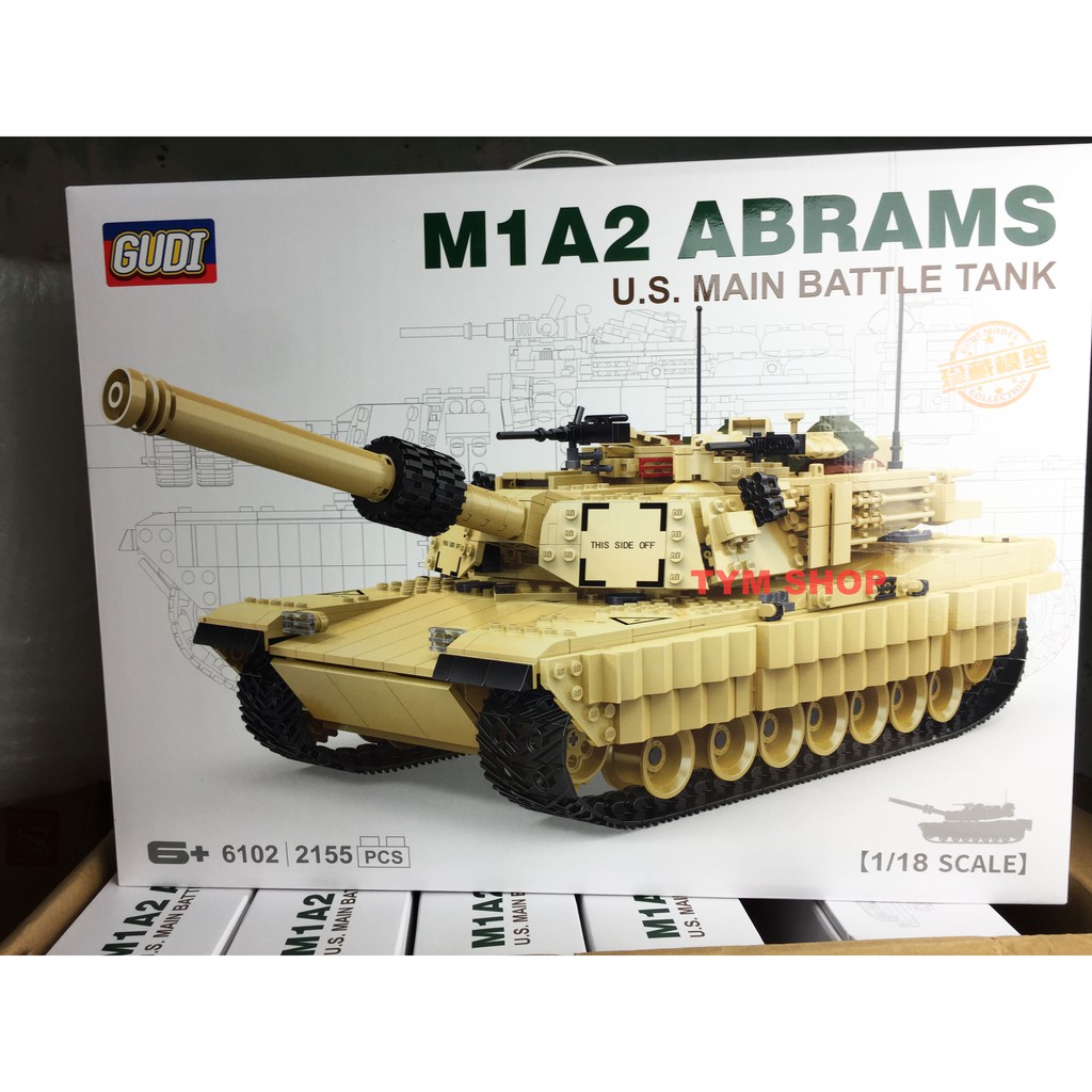 lego xe tăng chiến đấu M1A2  GuDi Tank 6102 Phiên Bản Khủng Đồ chơi Xếp hình cho bé trai xingbao