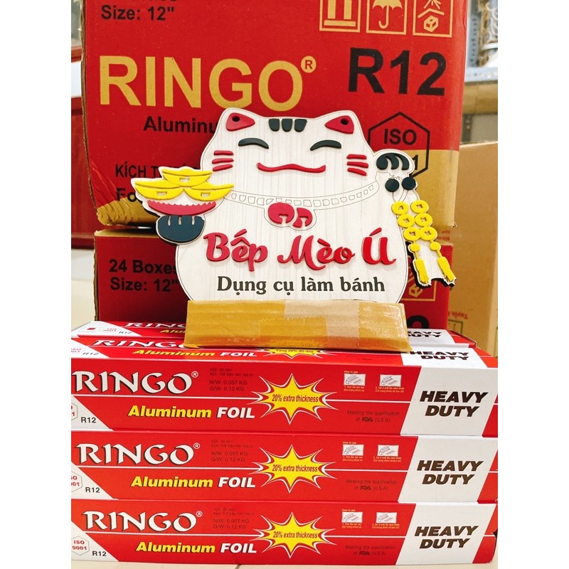 Giấy bạc Ringo R12 5mx30cm dùng để bọc và nướng thực phẩm