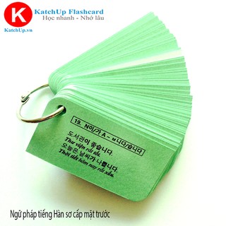 Bộ Flashcard NGỮ PHÁP TOPIK 1,2 | KatchUp