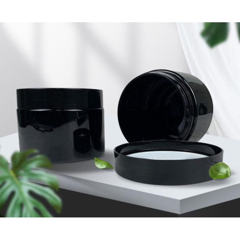 Hủ Đựng Kem ❤ RẺ VÔ ĐỊCH ❤ Hũ nhựa pet Đen 100g chiết mỹ phẩm , phụ kiện du lịch