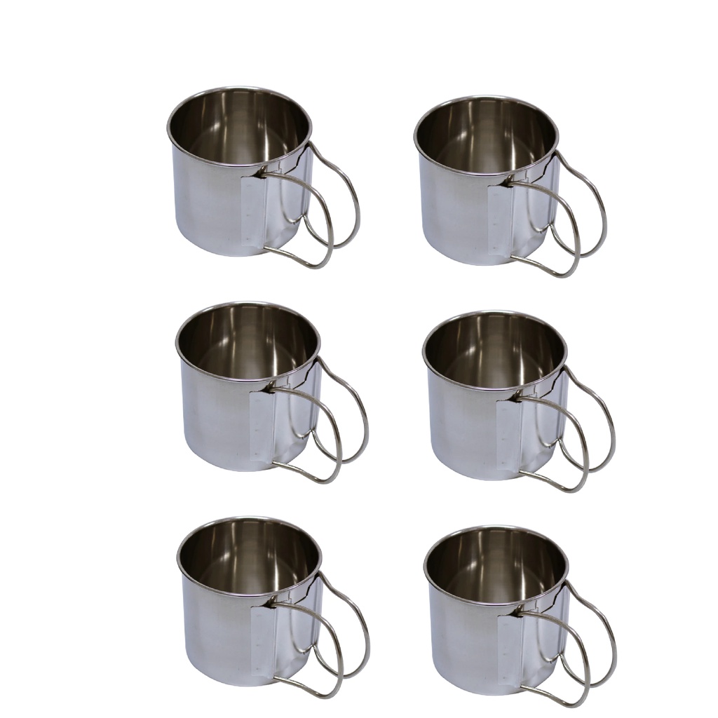 Daiso Ca Inox Không Gỉ Stainless Steel Mug