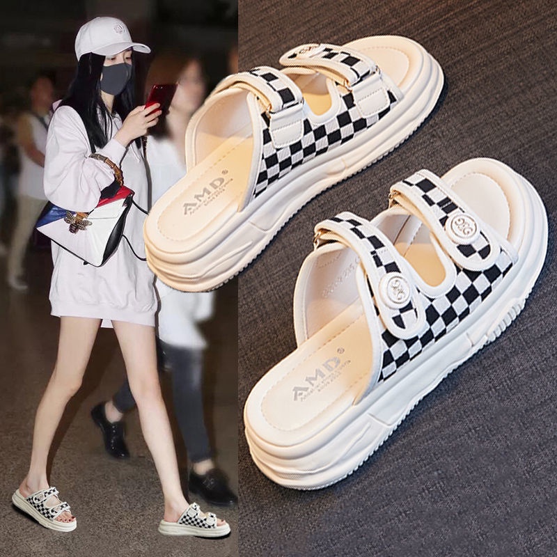 Dép Sandal Đế Dày Mềm Thời Trang Mùa Hè Dành Cho Nữ