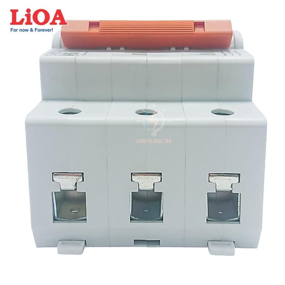 Cầu dao tự động, Aptomat, CB, 3 pha, 3 cực LIOA, dòng cắt 4.5KA, chịu tải 6A, 25A, 32A, 40A, 50A,  63A, 75A, 100A