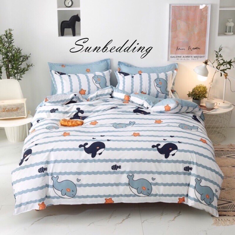 [SALE] Bộ chăn ga goi Cotton poly đáng yêu SUNNYBEDDING chăn ga Hàn Quốc đủ size miễn phí bo chun | BigBuy360 - bigbuy360.vn