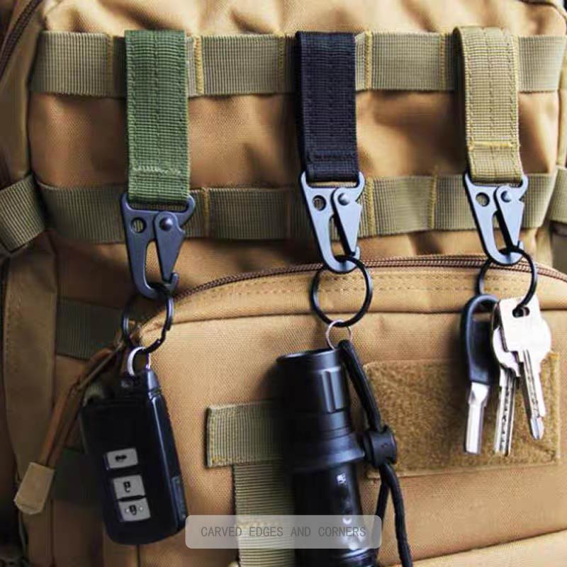 Carve.A Store Móc Khóa Ba Lô Đa Năng Rộng 2.5cm Dài 10cm trang trí ba lô