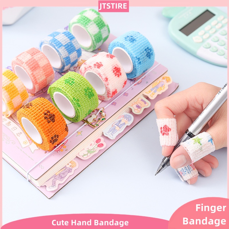 Băng Quấn Ngón Tay Co Giãn Nhiều Màu Sắc Dễ Thương Cho Học Sinh