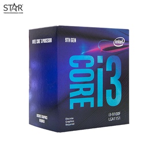 Mua CPU Intel Core i3 9100F (7W) (4.20GHz  6M  4 Cores 4 Threads) Box Chính Hãng (Không GPU)