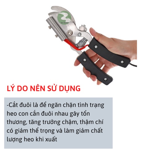 Kìm cắt đuôi heo bằng điện Dương ninh có công tác an toàn 220V CD35