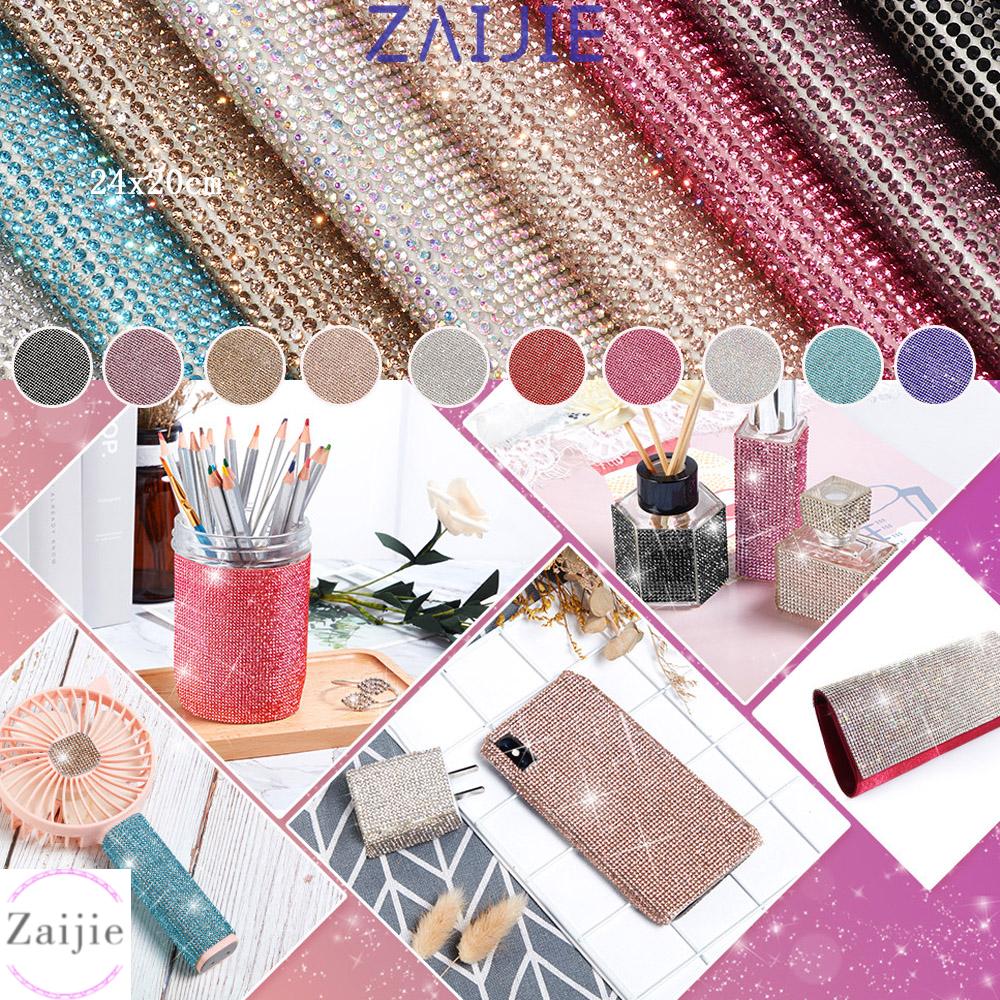 Zaijie Tự Dính|Tấm Dán Lấp Lánh|Miếng Dán Lấp Lánh Nhiều Màu Sắc Dùng Trang Trí Tiệc DIY