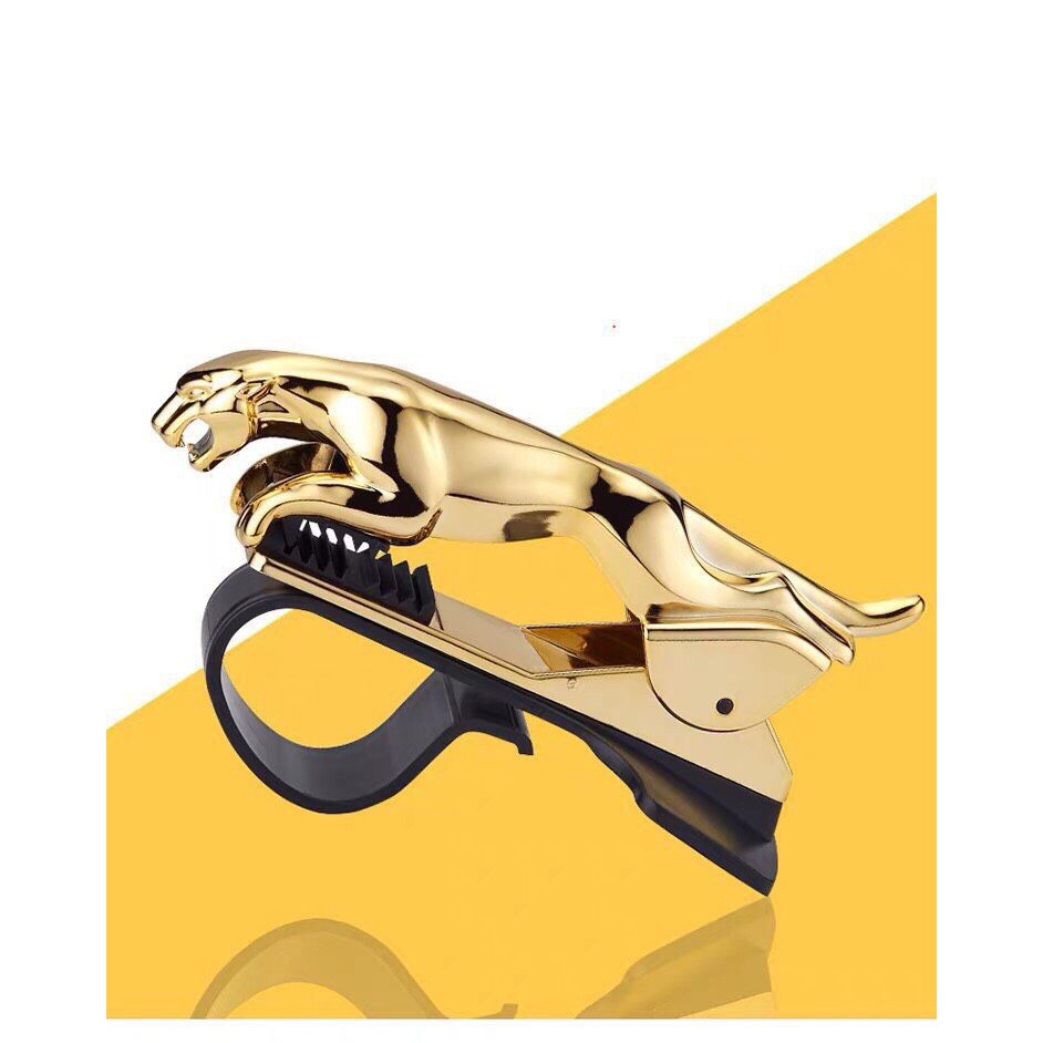 Kẹp giá đỡ điện thoại xe hơi gắn trên taplo hình con báo vừa trang trí vừa dễ dàng thao tác trên điện thoại khi lái xe | BigBuy360 - bigbuy360.vn