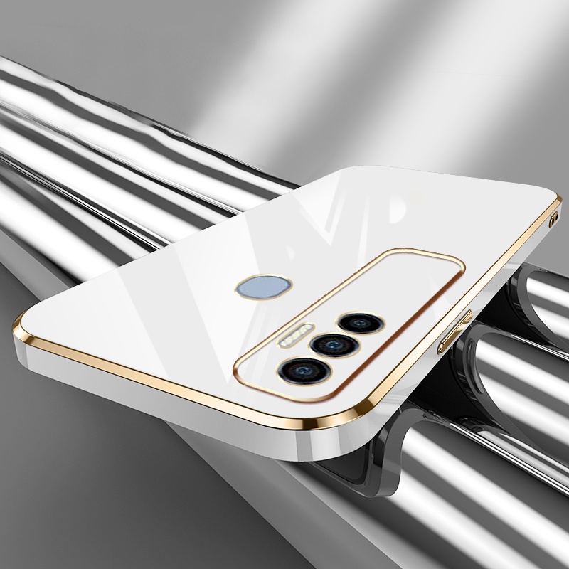 Ốp Điện Thoại Mềm Viền Thẳng Kèm Dây Đeo Cho Tecno Spark 7 7T Spark 7 8 Pro KF6 KF6j