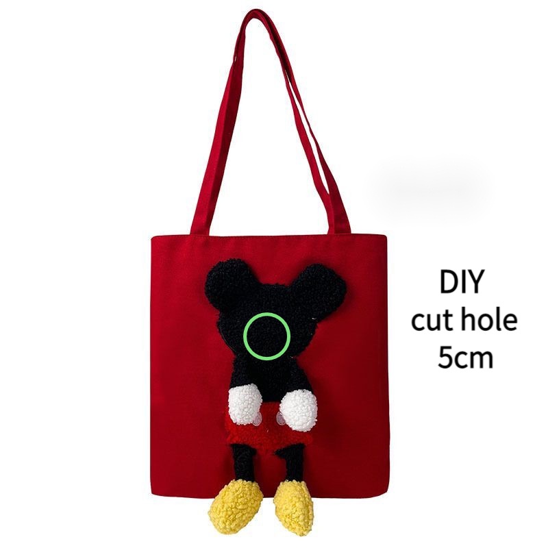 Túi Đeo Vai Hình Mặt Cười Dễ Thương Dành Cho Thú Cưng/Mèo Cưng/Cún Nhỏ/Mèo Cưng DIY