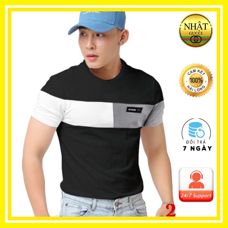 áo thun nam cổ tròn 3 màu cao cấp