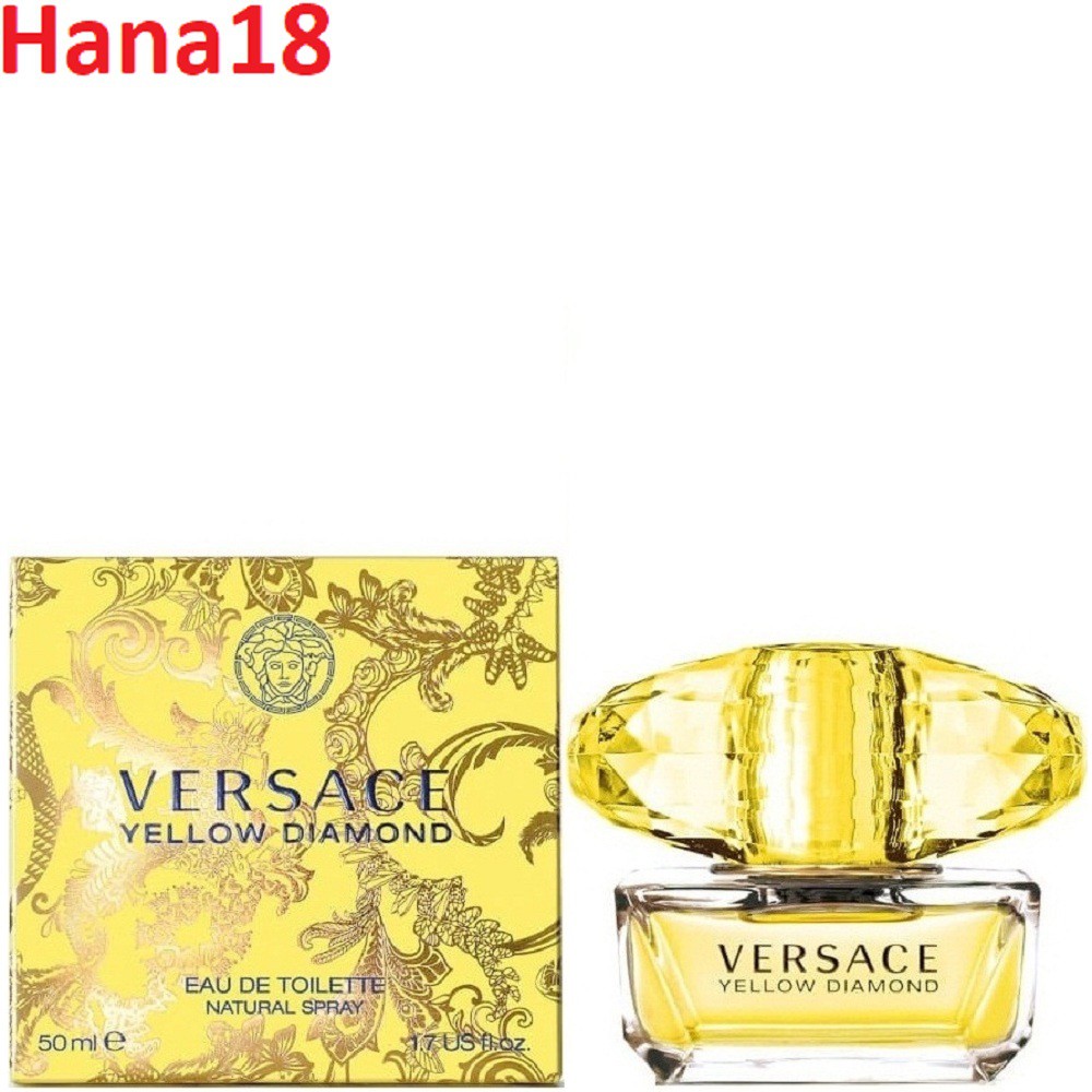 Nước Hoa Nữ 50ml Versace Yellow Diamond, Hana18 cung cấp hàng 100% chính hãng