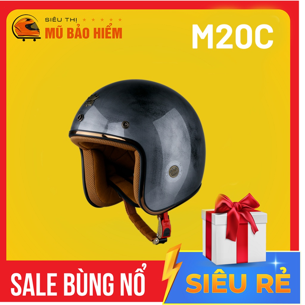 Mũ bảo hiểm giá rẻ Royal M20C Thời Trang - Hàng Chính Hãng