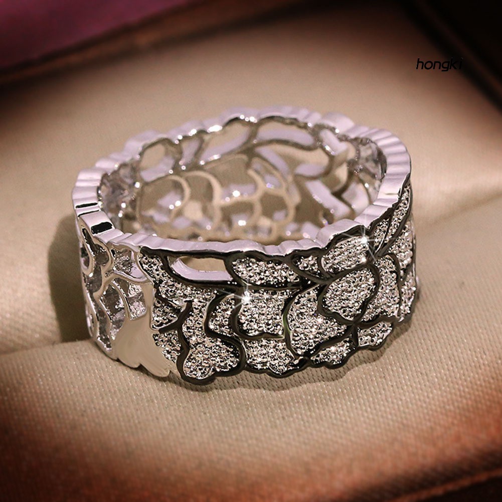 Nhẫn Đính Đá Zircon Phong Cách Vintage Thời Trang Cho Nữ