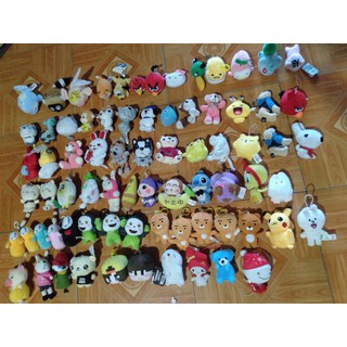 Gấu bông móc khóa nhỏ 10cm. 10k/con. ship từ 10 con.