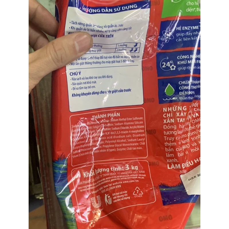 Bột Giặt Máy Omo Matic 3kg