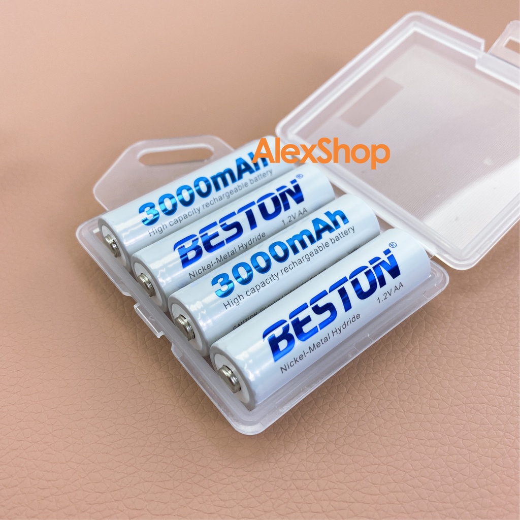 Máy Sạc C9025 Beston 12 Rãnh Gắn Pin Sạc AA/ AAA Công Suất tới 1200ma