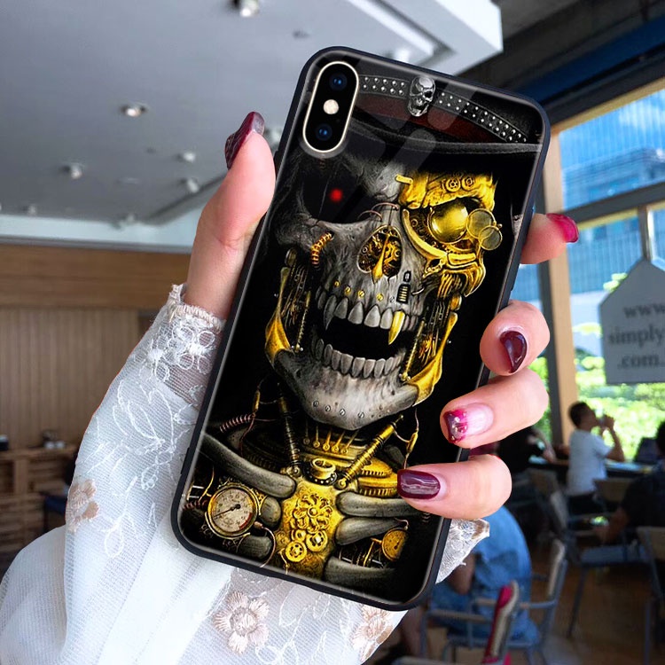 Ốp Lưng Iphone 6 s plus Đầu Lâu_225 BigRed 6/6plus/6s plus/7/7plus/8/8plus/x/xs/xs max/11//12/12 promax