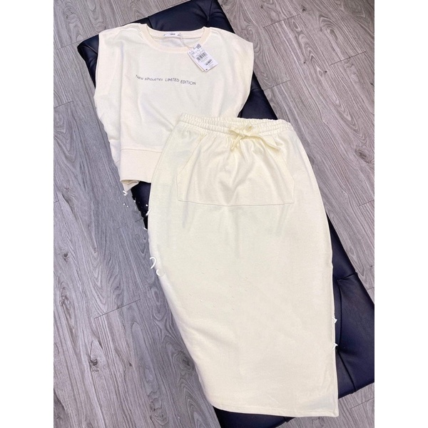 Chân váy thun Mango | Hàng hiệu vợt Sale