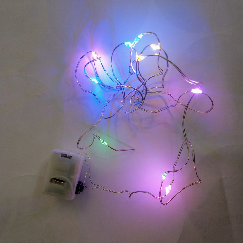 30 cái đèn led đom đóm đèn led trang trí đèn fairylight fairy light nhiều màu dài 1m