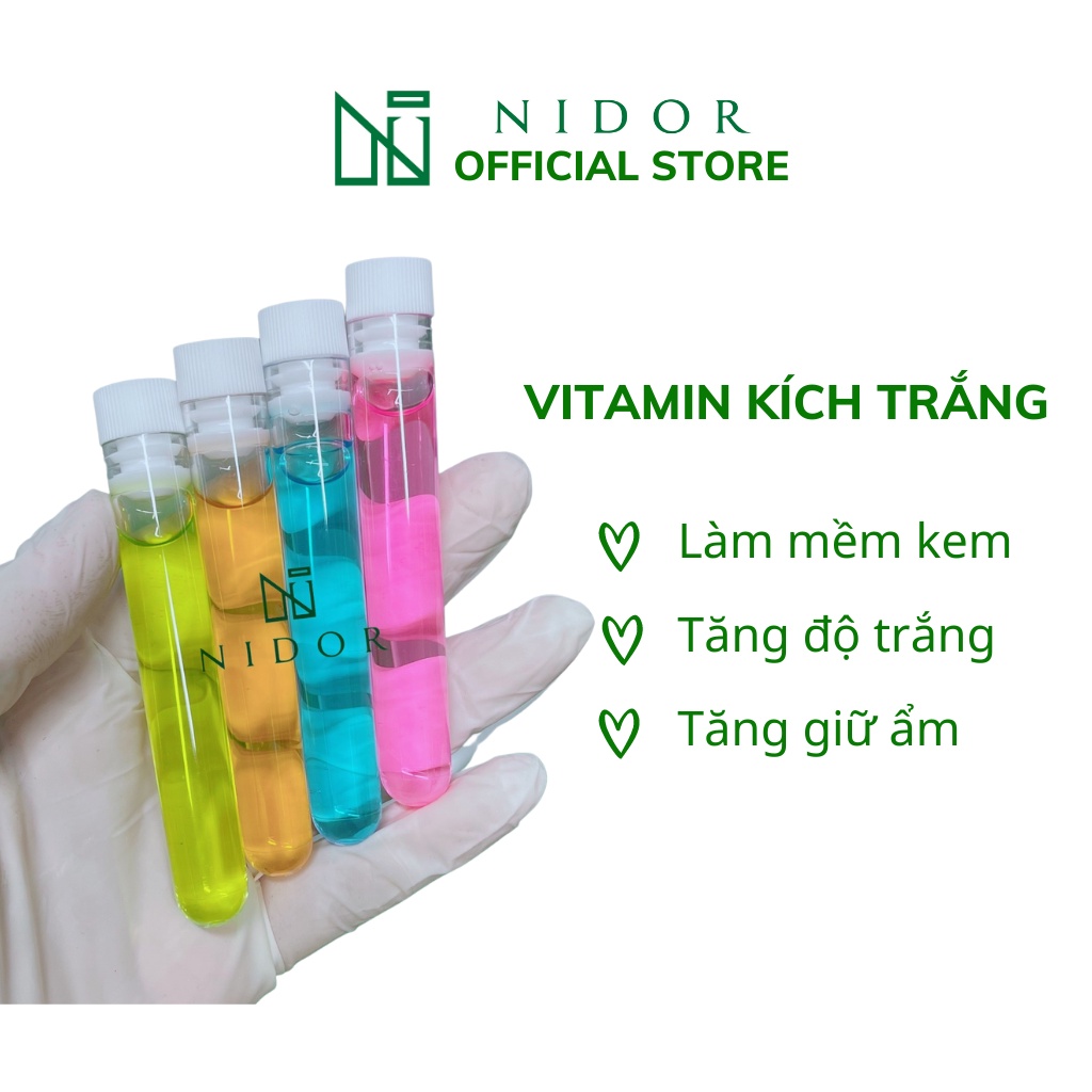 5ml Serum Vitamin C kích trắng pha kem - Whitening Body Serum