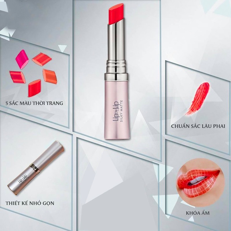 Son lì siêu mịn Lip On Lip Silky Matte 2.2g | BigBuy360 - bigbuy360.vn