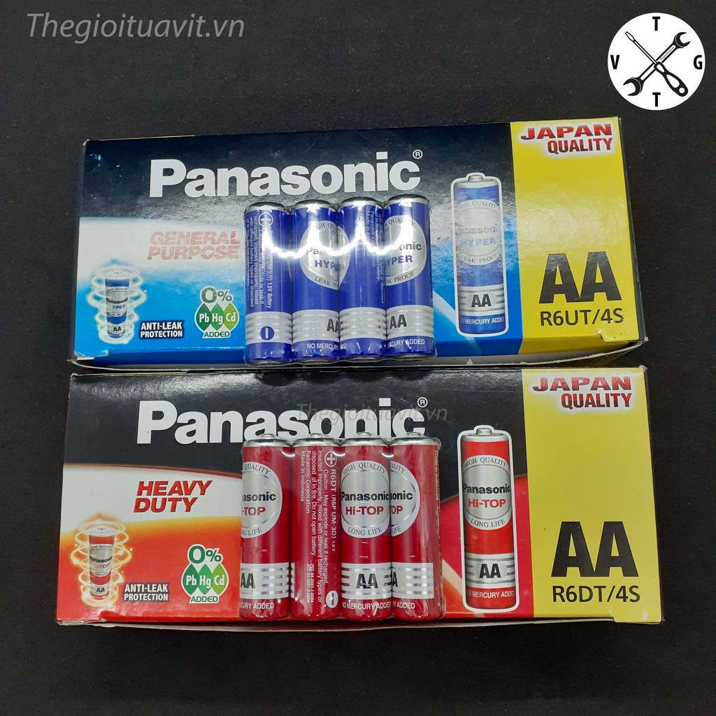 Hộp 60 viên pin tiểu AA  Panasonic HYPER/Hi-Top chính hãng