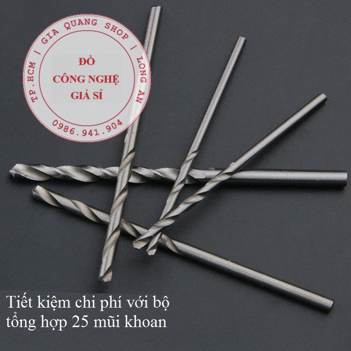 Bộ 10 mũi khoan nhỏ