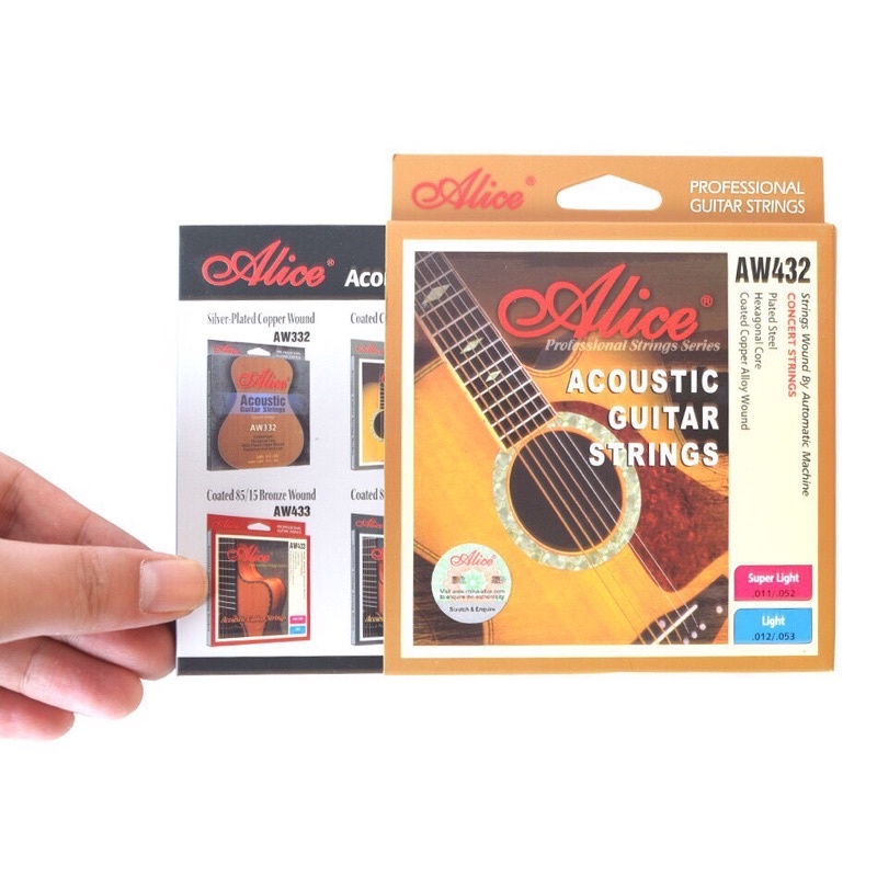 Dây đàn guitar acoustic Alice Aw432, aw436, aw435, a406, a206