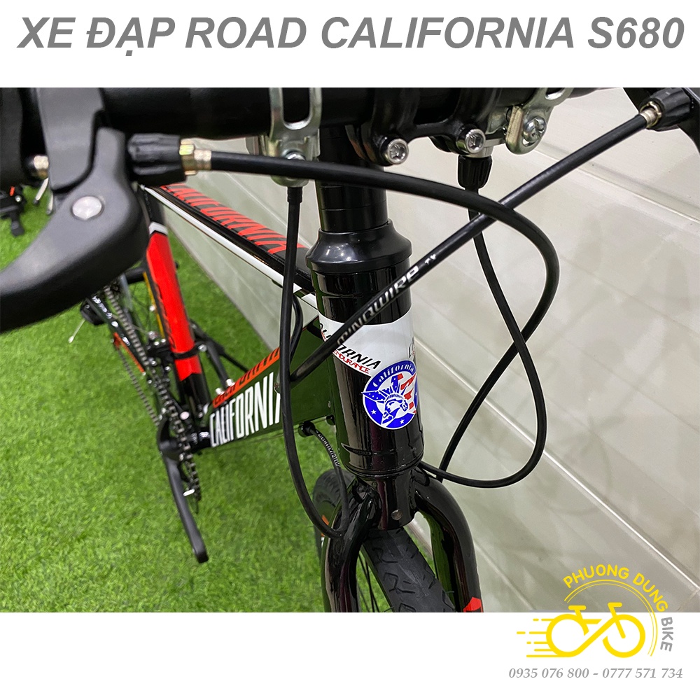 Xe đạp thể thao CALIFORNIA S680 - Mẫu Road