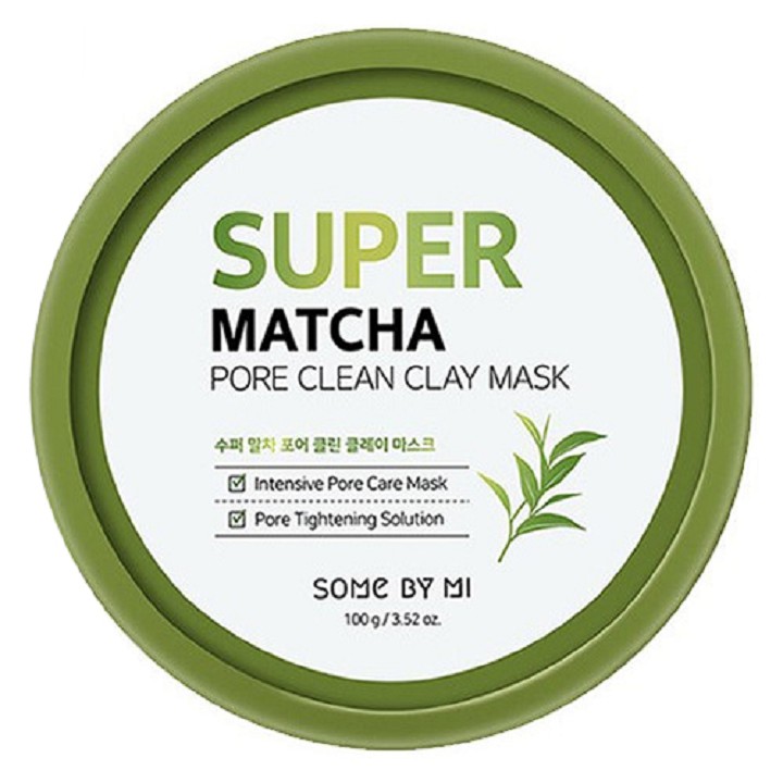 Mặt nạ đất sét trà xanh Some By Mi Super Matcha Pore Clean Clay Mask 100g