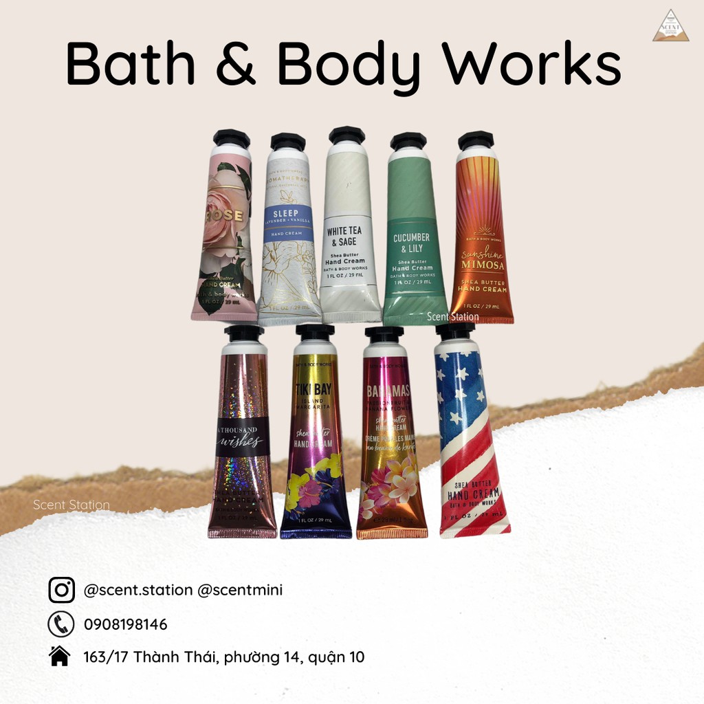 Kem dưỡng da tay Bath & Body Works 29ml