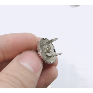Bộ nút sổ da nam châm, nam châm bấm khuy kích thước 18x2mm