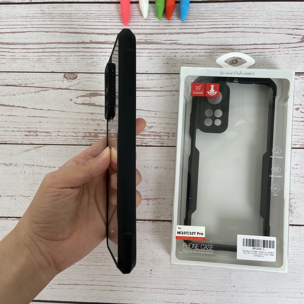 Ốp lưng XUNDD Xiaomi Mi 10T 5G / 10T Pro / K30S Ultra - Mặt lưng trong, Viền TPU, Chống sốc