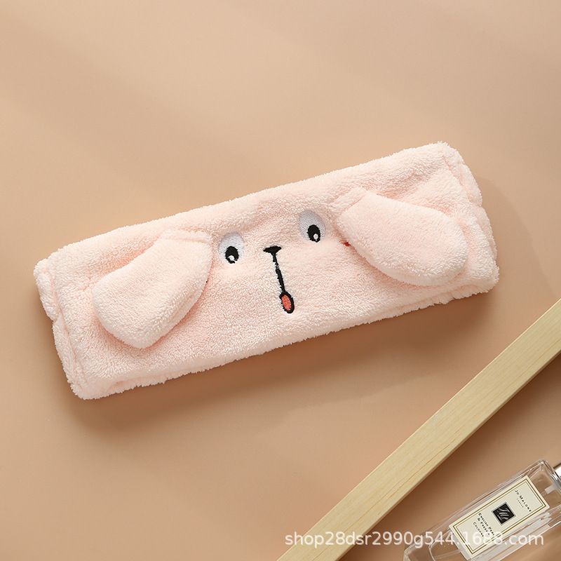 Nơ giữ tóc, bờm giữ tóc tai thỏ bằng bông