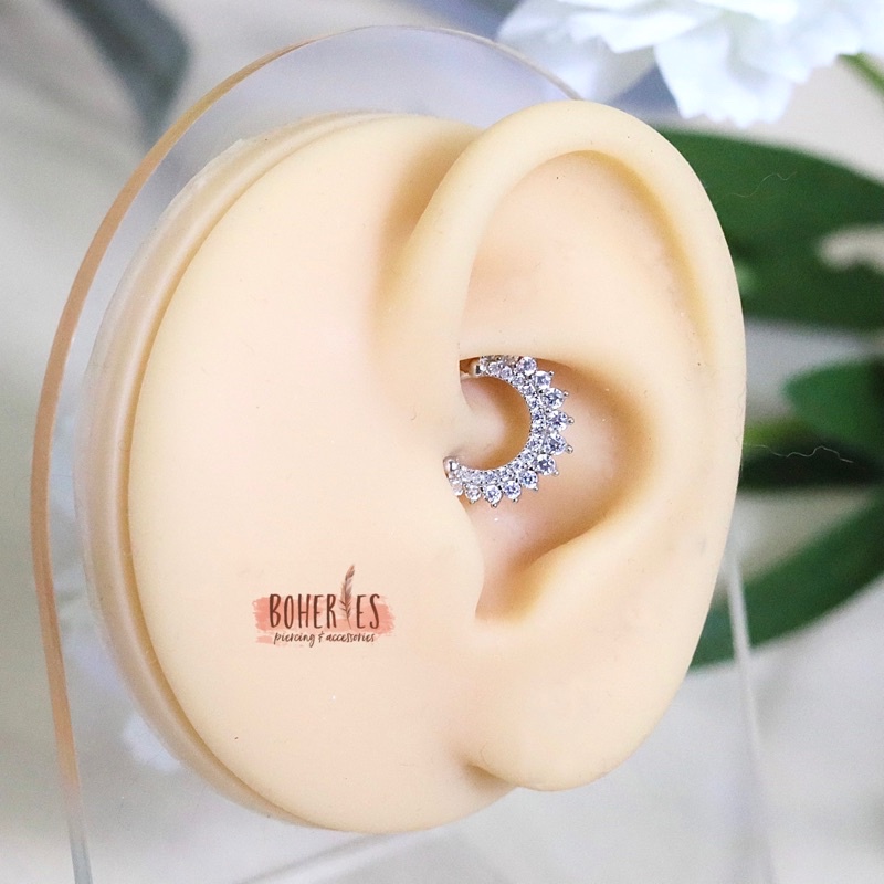 Boheries/Khuyên tai Daith/Septum bạc 925
