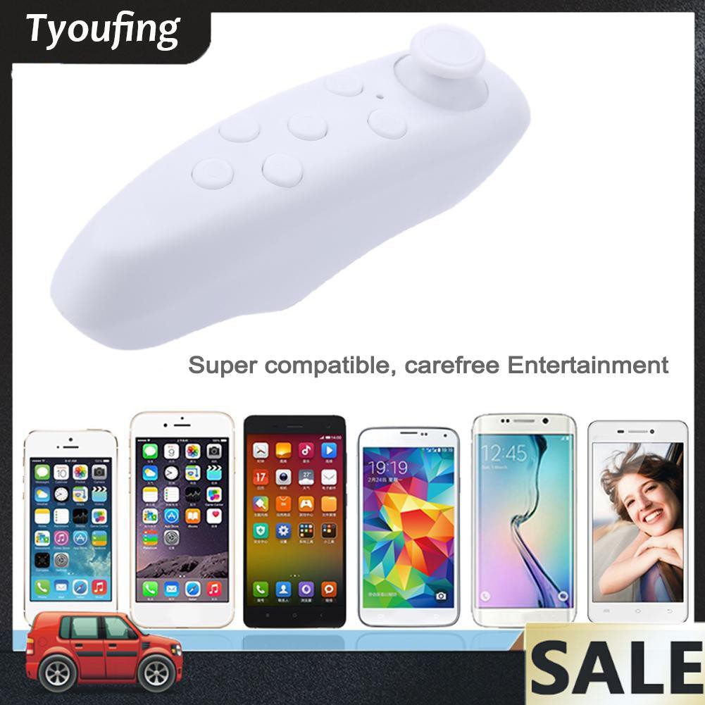 Tay Cầm Chơi Game Bluetooth Màu Trắng Cho Điện Thoại Android Ios Vr