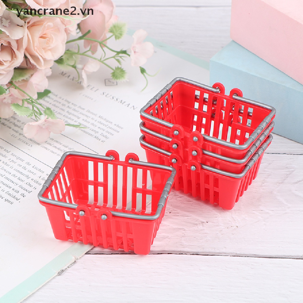 Mô Hình Giỏ Mua Sắm Mini Đồ Chơi Dành Cho Búp Bê {yancrane2.vn}