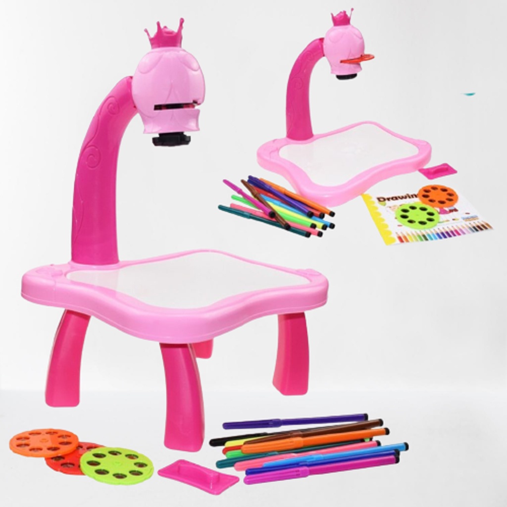 Bàn vẽ có đèn chiếu sáng thông minh tạo niềm vui cho bé ham học vẽ phát triển não bộ tự nhiên