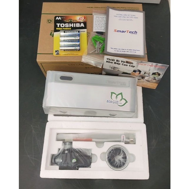 VAN CẢM ỨNG SMARTECH ST-V300, VAN TIỂU CẢM ỨNG, XẢ TIỂU CẢM ỨNG. BẢO HÀNH 02 NĂM