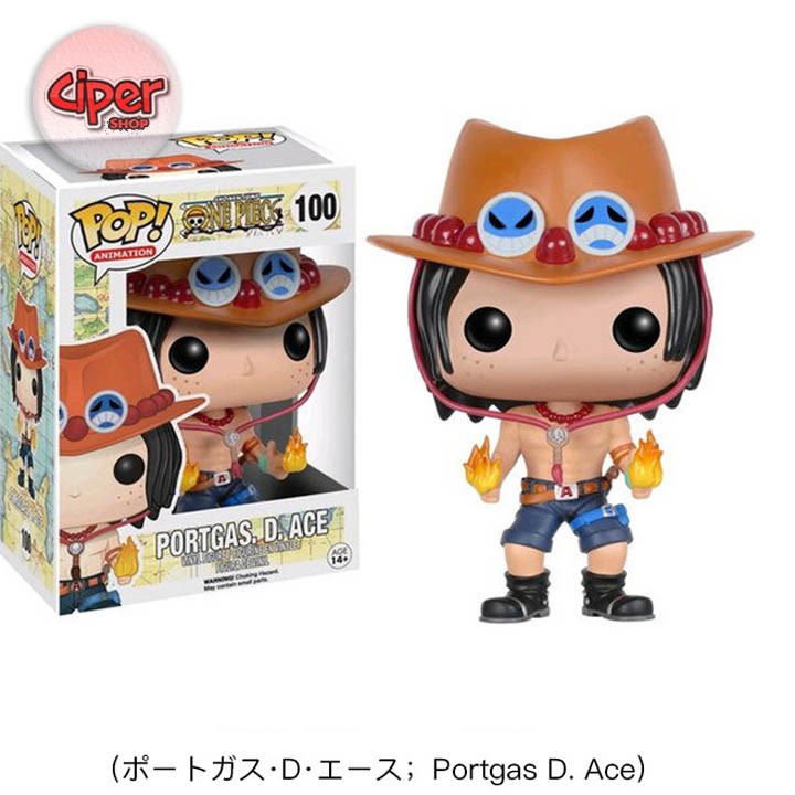 Mô hình Funko POP 100 - Portgas D. Ace