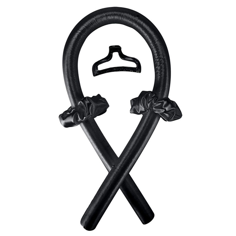 Tóc Giả Xoăn Bằng Satin Dáng Rộng Không Cần Dùng Nước Nóng