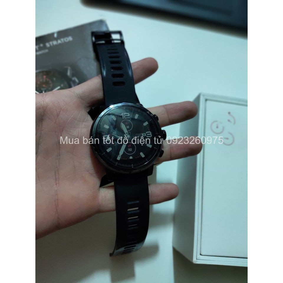 Thu mua bán đồng hồ thông minh cũ, Smartwatch cũ Xiaomi stratos 2 còn đẹp kiểu dáng thể thao