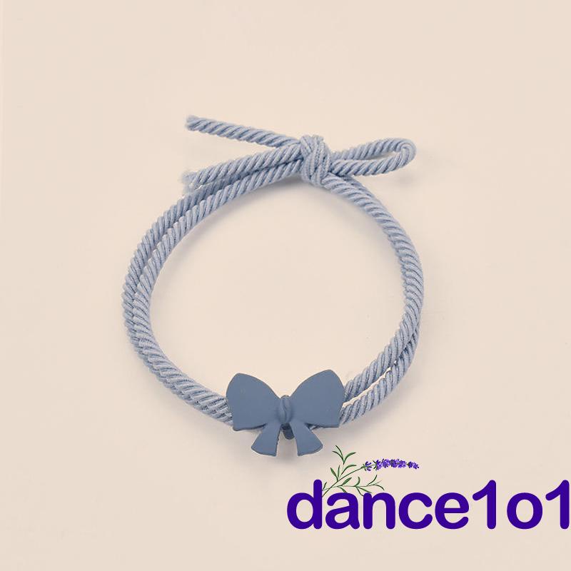 Dây buộc tóc đính nơ thiết kế co giãn thời trang
