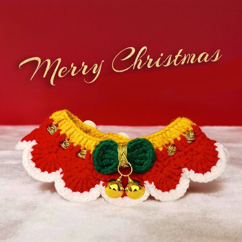 Yếm len noel cho chó mèo MOOKIPET