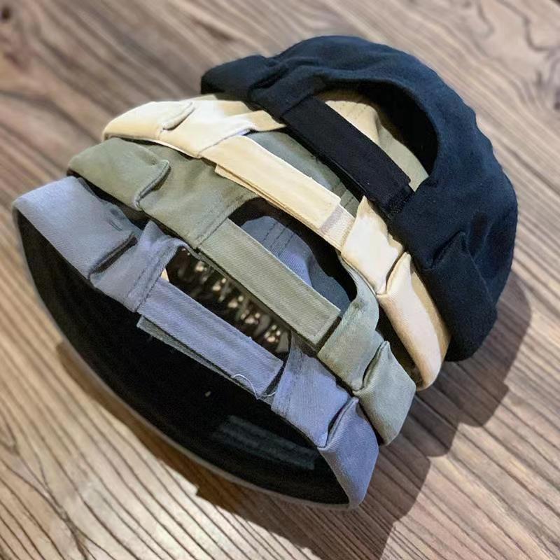 Nón lưỡi trai THE CAPAL không vành thêu chữ phong cách retro mũ beanie nữ
