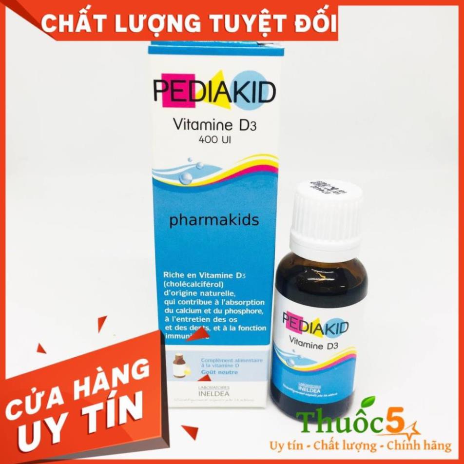 Pediakid Vitamin D3 Giải pháp cho trẻ còi xương hàng Pháp - Lọ 125ml
